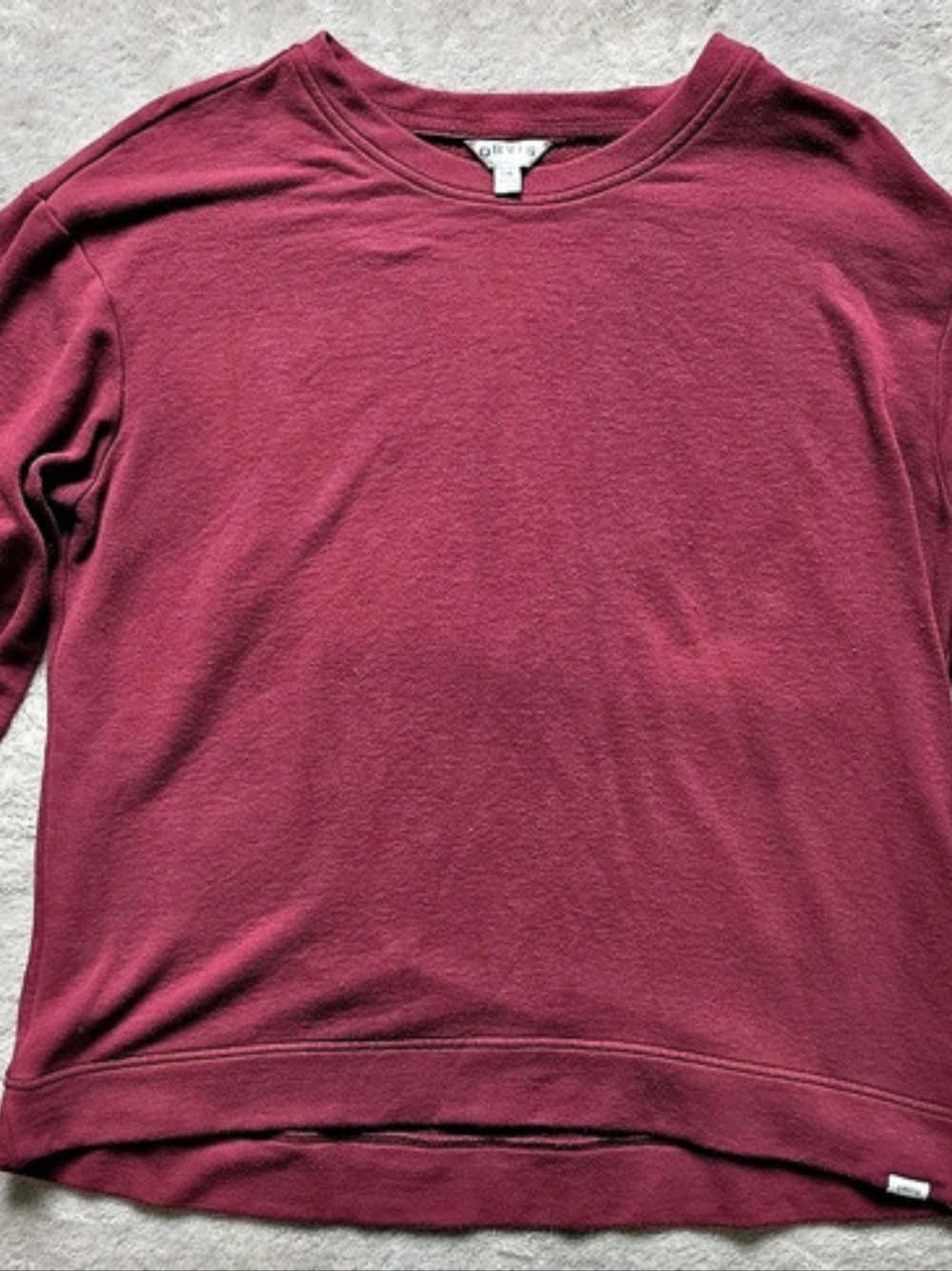 Orvis Long Sleeve Sweatshirt in Pink Size Large